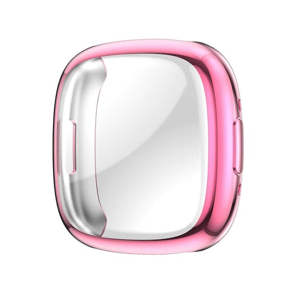 Støtsikkert TPU beskyttelsesdeksel til Fitbit Versa 4 Rose Gold