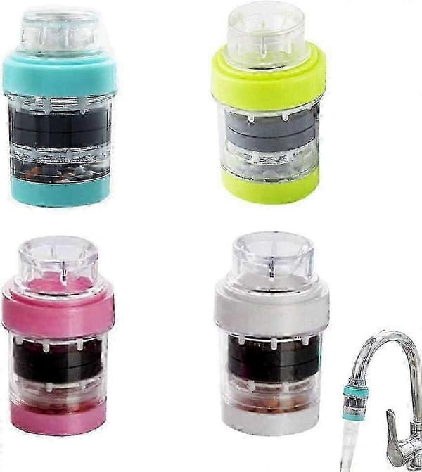 4 farver Mini vandhane vandfilter - Stænktæt køkkenfilter