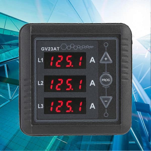 GV23AT Generator Trefase AC Amperemeter Tester Digitalt Display AC Strømmåler