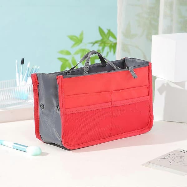 Bag in bag set necessär red