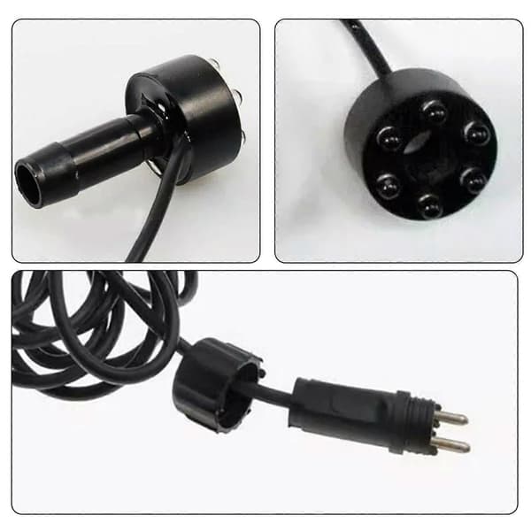[zd]6 blå LED-ringlys - metal - undervands - lille dam - vandhave - springvand - 12v