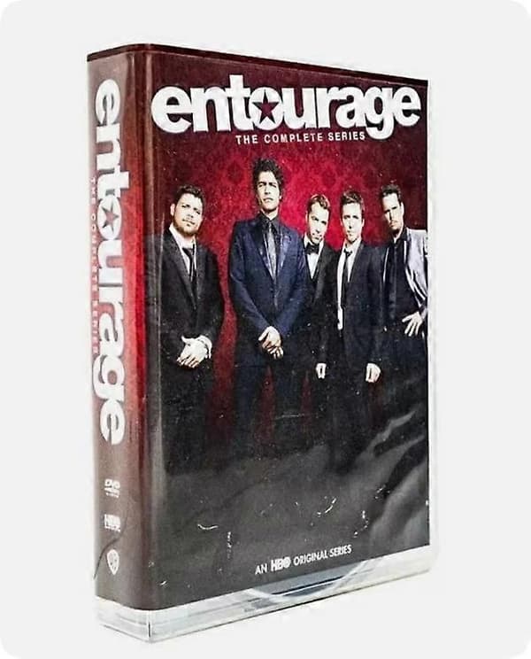Ny boks sæt Entourage sæson 1-8 DVD komplet tv-serie 18-disk engelsk version