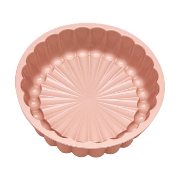 Kageform Rivfast DIY Silikone Gummipasta Bageform til Restaurant Pink