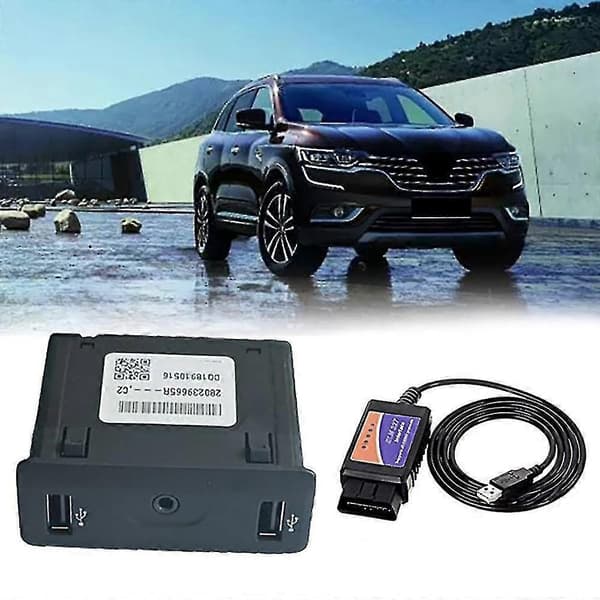 Bil Carplay Android Auto USB-adapter med OBD-værktøj Kompatibel med Renault 280239665R 280236887R