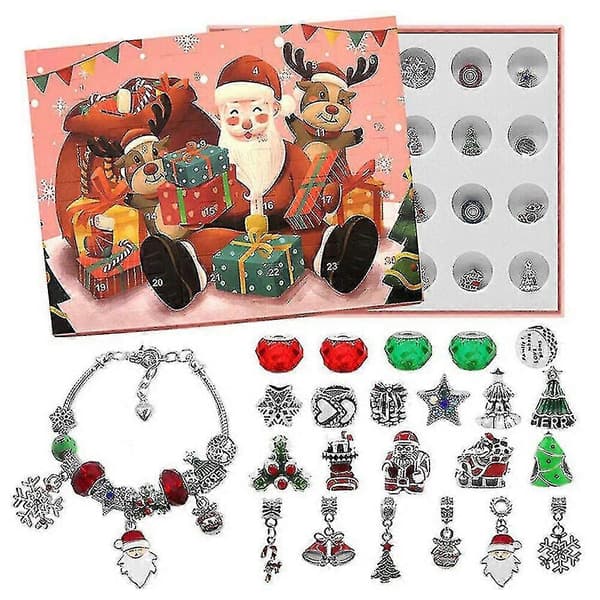 Julekalender nedtelling DIY sjarmarmbåndsett 0.15