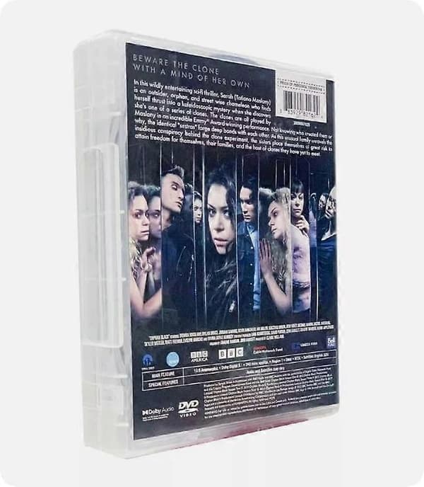 ORPHAN BLACK Hele serien sesong 1-5 (DVD 2017 15-disc bokssett)
