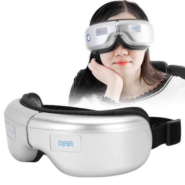 Elektrisk øjenmassageapparat Træthedslindrende varme Lufttryksvibration Øjenmassagemaskine
