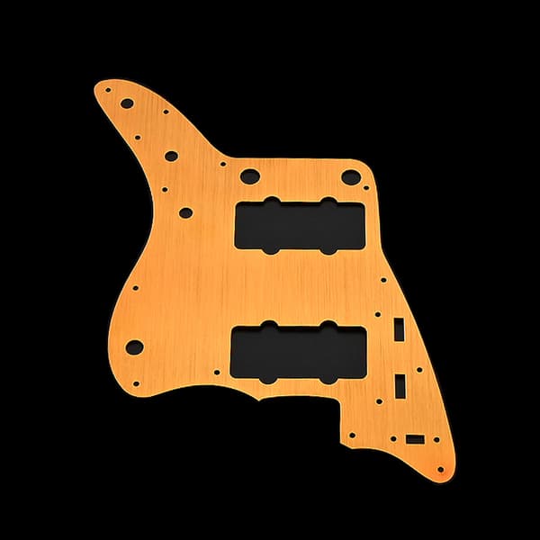 Vintage Jazzmaster-stil gitarplekterbrett ripesikring elektriske gitardeler 0.11 Gold
