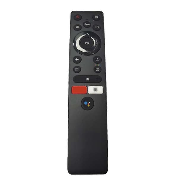 Bluetooth röstfjärrkontroll Rc890 för Android Full HD Smart TV 43fg5000 Google Assistant-kontroll Svart
