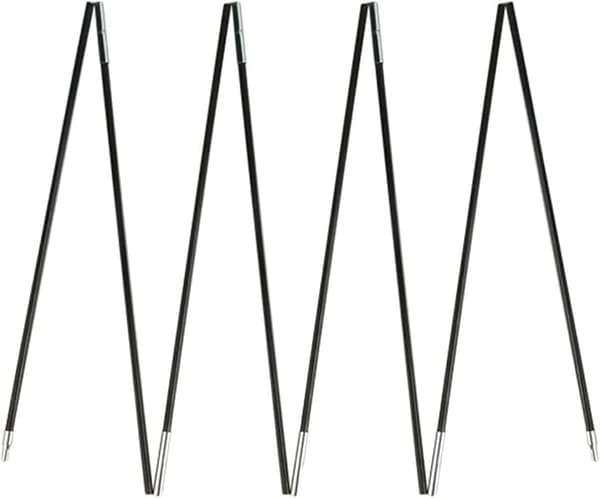 [zd]Universal trampolin glasfiberstang, bruges til at erstatte topstang/metalring - 2 hætter [samlet længde 3,2 meter] 7 sektioner Single tent