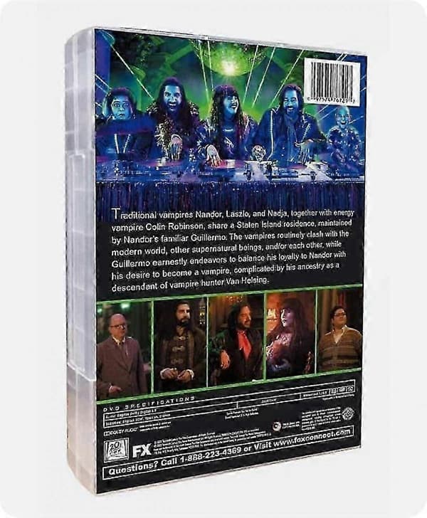 What We Do In The Shadows: Komplette sesonger 1-6 DVD-sett (12-plater) engelsk versjon