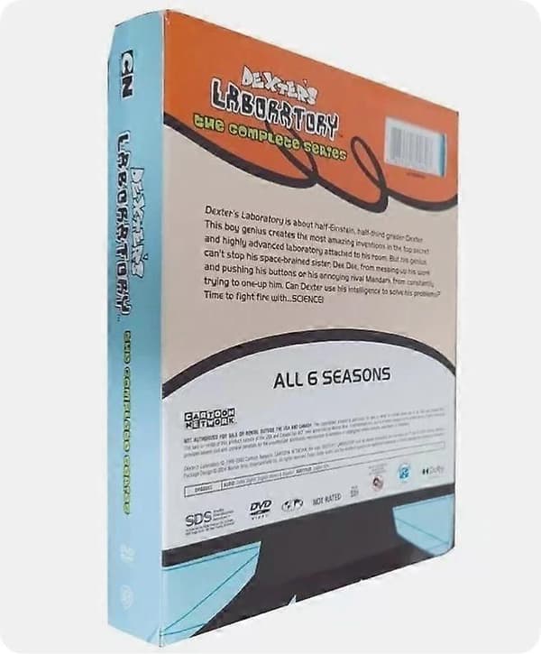 Dexters laboratorium sesong 1-6 TV-serie 12 Disc engelsk versjon
