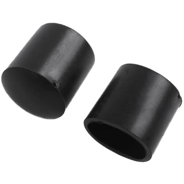 Gummikapper 400-pak sorte gummirørender 10 mm runde Black