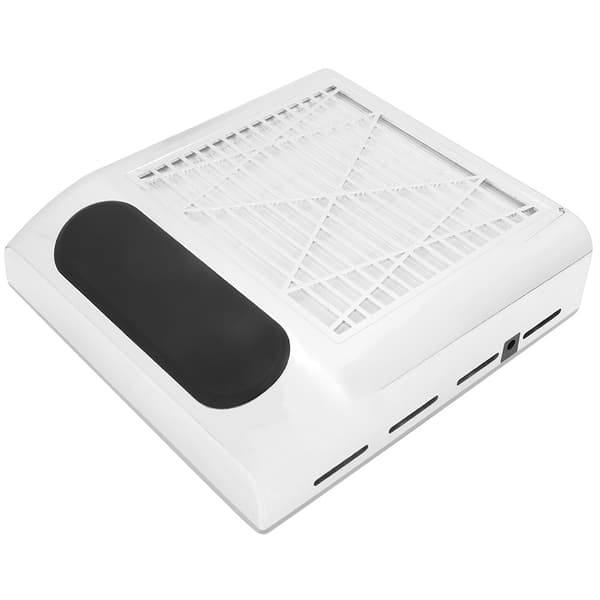[zd]80W Nageldammsugare Stark Sugkraft Nagelkonst Dammsugare (Silver)