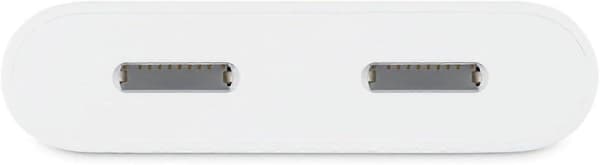 2026 Seneste Model Lightning Audio + Opladning Rockstar, iPhone Lightning Audio Adapter - Hvid Lightning[zd]