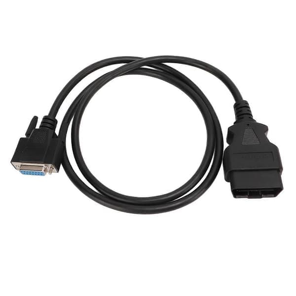 [zd]Main OBD2 Cable OBDII Test Diagnostic Connector Adapter Cable Replacement for Launch CRP123 CRP129