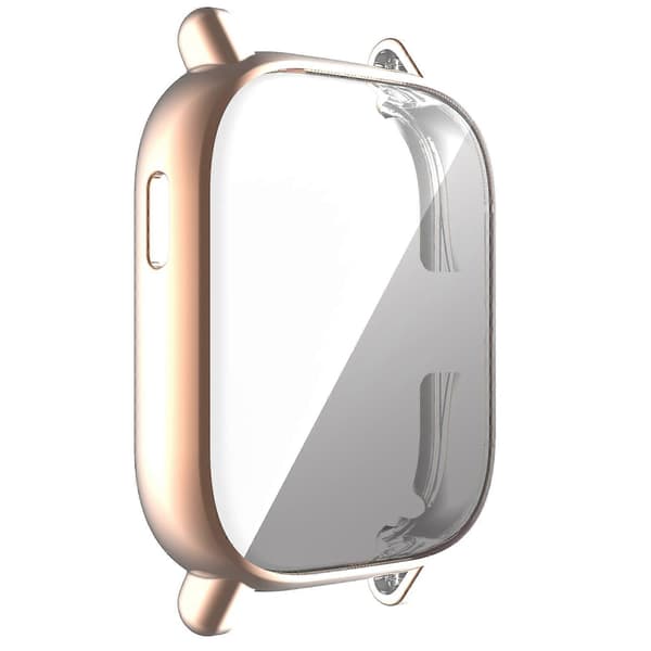 For Amazfit GTS 2 Full Coverage TPU Electroplating Watch Case Rose Gold