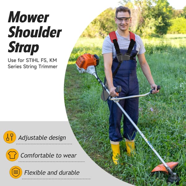 Slyngtrimmer - Dobbel skuldersele trimmer med justerbar