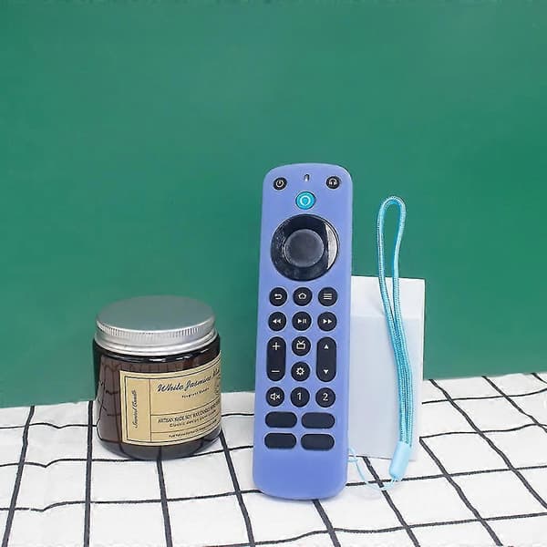 Fjärrkontrollskyddsfodral för Alexa Voice Remote Pro fjärrkontroll Blue