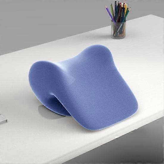 Kontorsstol Nackstöd Kudde Huvud Nacke Axelstöd Ergonomisk Nacksmärtlindring S blue