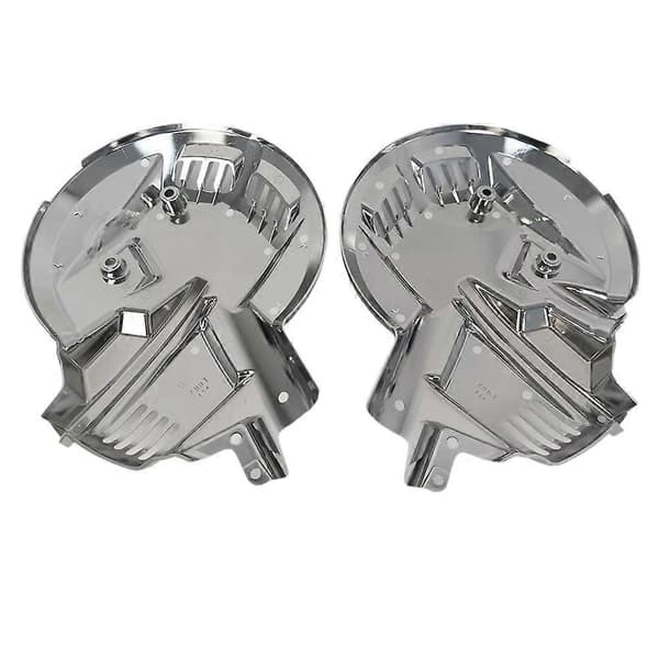 1 par frontbremseskivedeksler kompatible med Honda Goldwing GL1500 GL1500SE GL1500I 1988-2000 frontrotordek Chrome silver