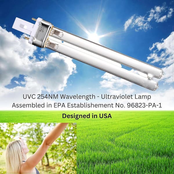 2-pak 13 Watt UV G23 Base Pære 13W SunSun Jebao