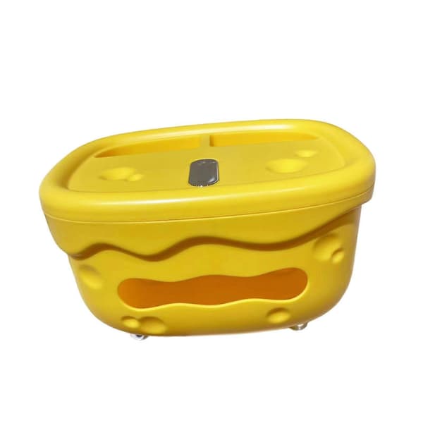 Vevboks Organizer Oppbevaring Moderne Multifunksjonell Vevdispenser med Penn Yellow