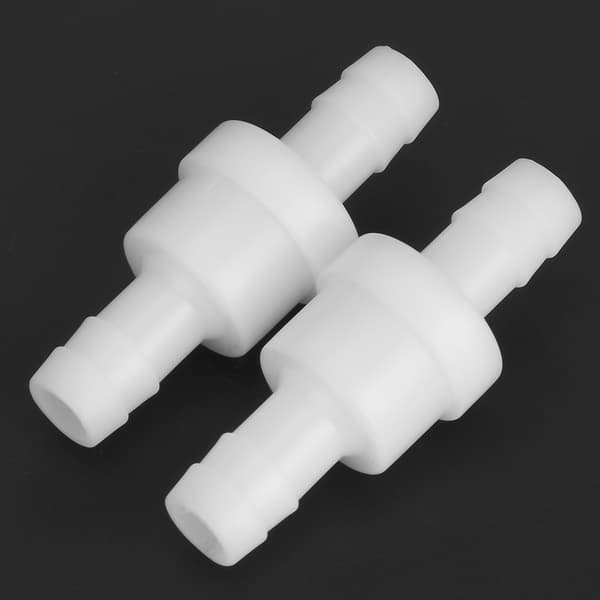 2 stk 10mm plast tilbakeslagsventil enveisventil for gassvæske 0.1