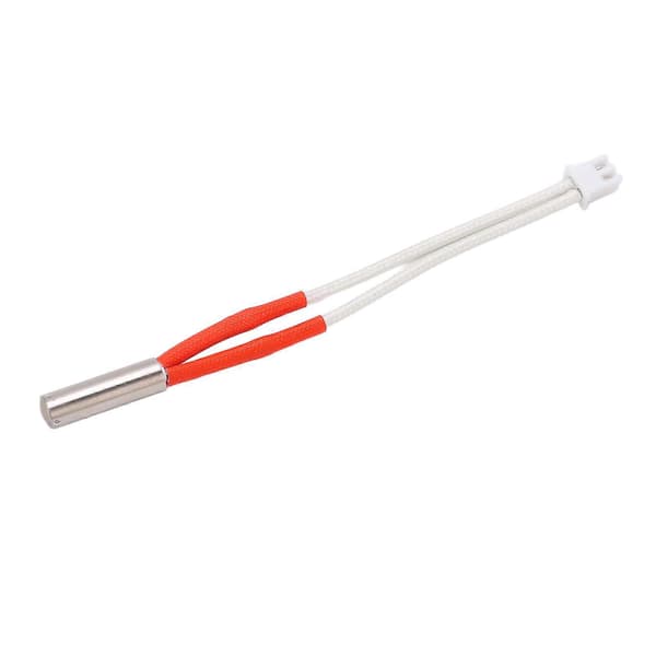 5 stk. varmepatron 3D-printeropgradering til ekstruder Hotend 40W 100K termistor varmestang DC12V (80 mm kabellængde)