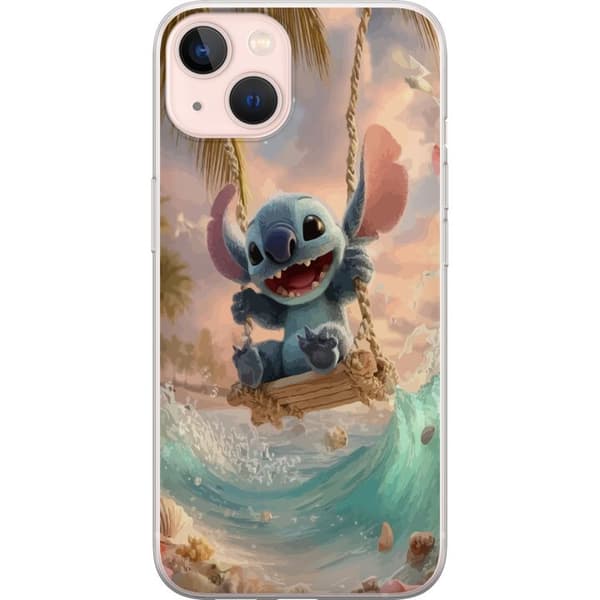 Kompatibelt telefondeksel Apple iPhone 13 Disney Stitch blå alien søt figur samleobjekt Puhelinkuori