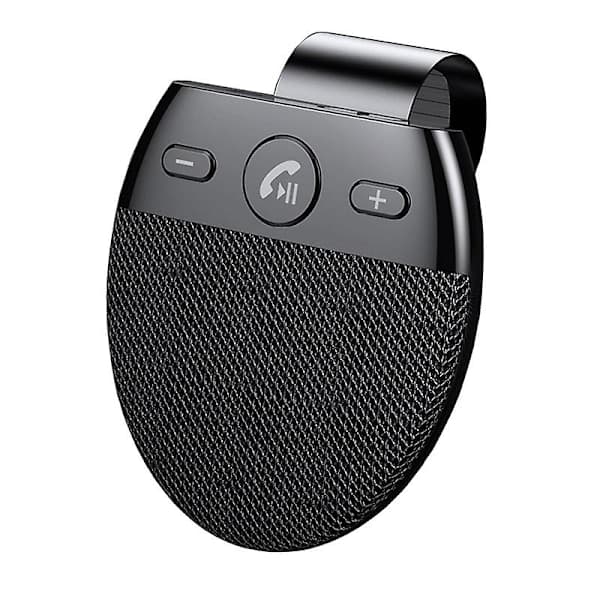 [zd]Bluetooth bil trådløs håndfri højttalertelefon lydmodtager bil MP3-afspiller med mikrofonunderstøttelse