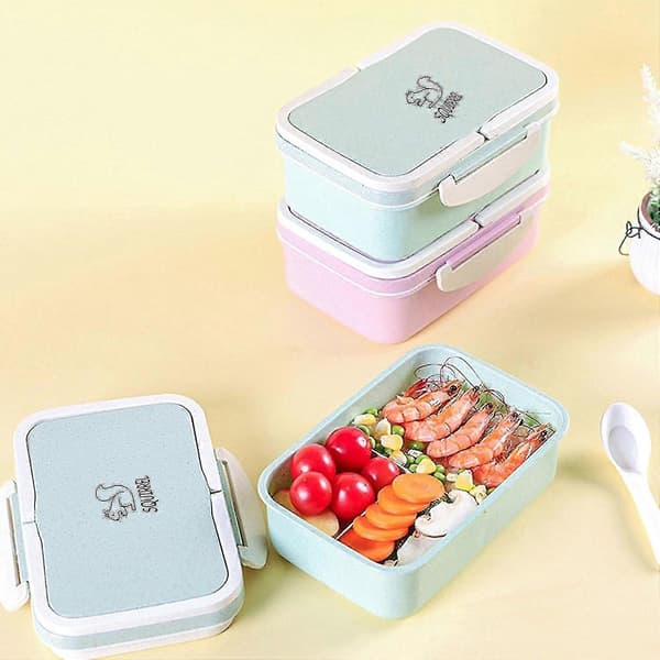 Bento Box, Bento Box för barn, Bento Box för barnluncher, Bärbar lunchlåda Studentlunchlåda, Termisk isolering Bento Box[zd]