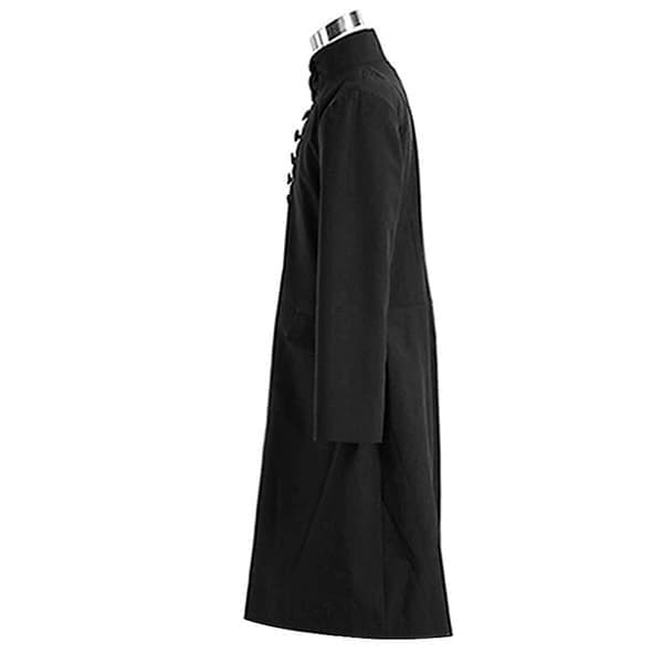 Professor Severus Snape cosplay-outfit Halloween jul sort Black XXL