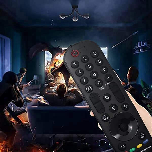 Erstatning MR24GA Stemme Magic Fjernkontroll AKB76045003 for TV Svart