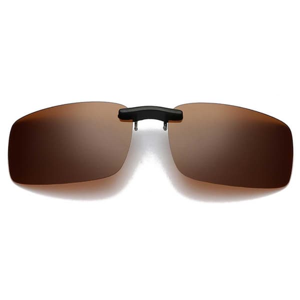 [zd]Clip-on solbriller brun 35x56mm brun brown