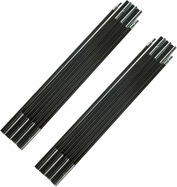 Universal trampolin glasfiberstang, bruges til at erstatte topstang/metalring - 2 hætter [samlet længde 3,4 meter] 8 sektioner Double tent