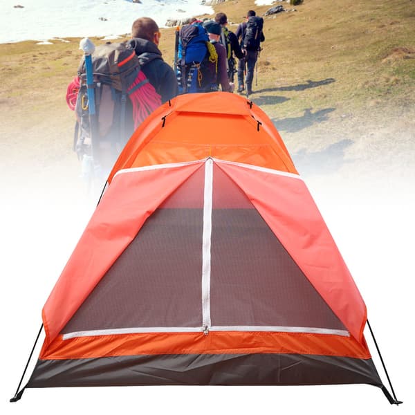 Udendørs dobbeltmandstelt med enkelt lag til camping, klatring, fiskeri og strand