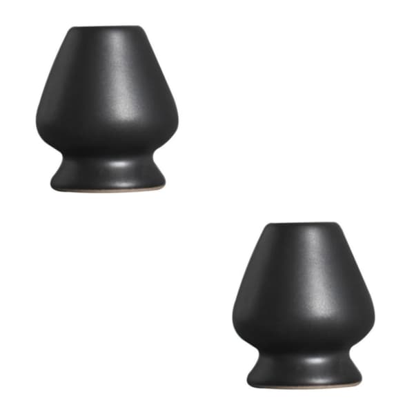 1/2/3 Håndlavet Matcha Piskeris Stativ Te-ceremoni Te-service til Sort 6 x 7cm 2Sæt 2Sæt 2Set Black 6 x 7cm