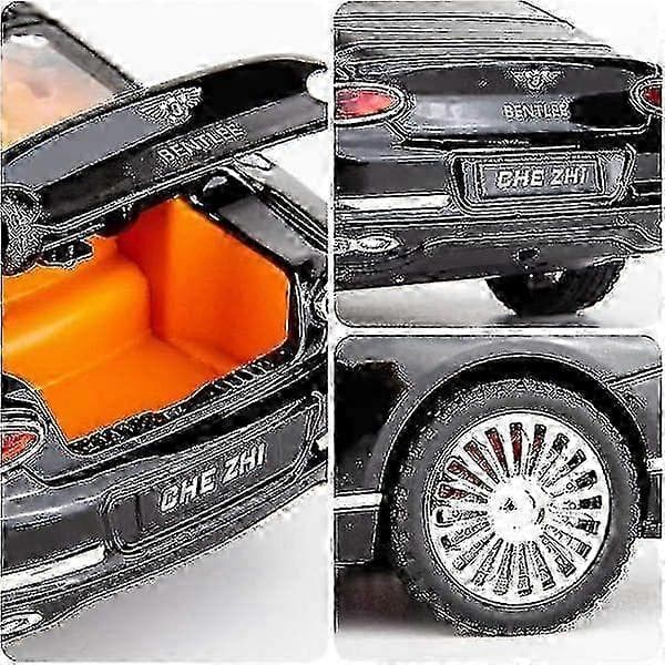 1/24 Bentley Continental Gt Modelbil Legering Trykstøbt Legetøjsbil Samlerobjekt Træk Tilbage Legetøjskøretøj Med Lyd Og Lys Dør Kan Åbnes