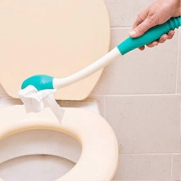 [zd]Toilet selv-tørrende hjælpemiddel lang rækkevidde tørrepapirholder til ældre