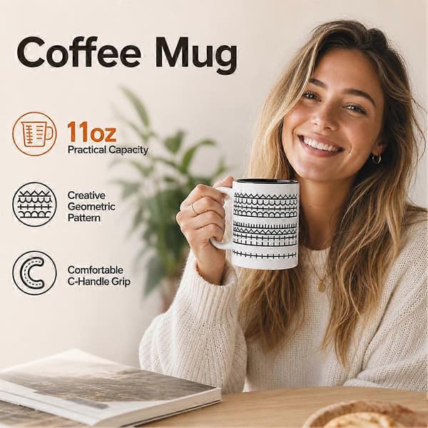 Coffee Mug with Hidden Message - Creative Daily Gift for Friends and Couples 350ml white 350ml white 1pcs