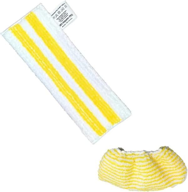 8 stk. dampmoppepuder til SC2 SC3 SC4 SC5 damprenser mikrofiber moppeklude