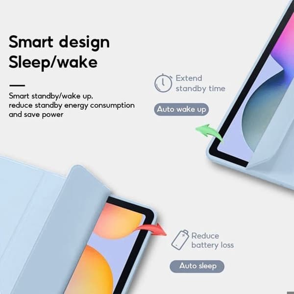 Etui + hærdet glas til Samsung Galaxy Tab A11 Plus / A9 Plus, stødsikker ridsefast - blå Blå