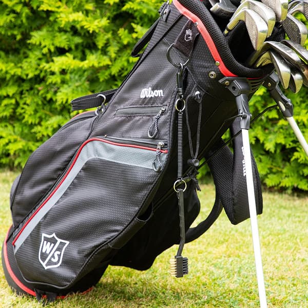 Golfbørste med håndtak Plast