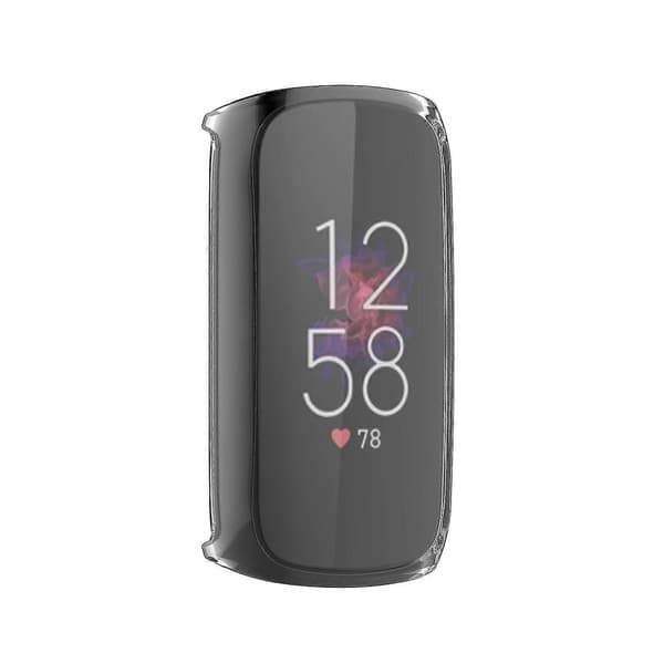 Galvaniserad Tpu Klockram Fodral Skydd För Fitbit Luxe Style B Other Smartwatch Model Transparent