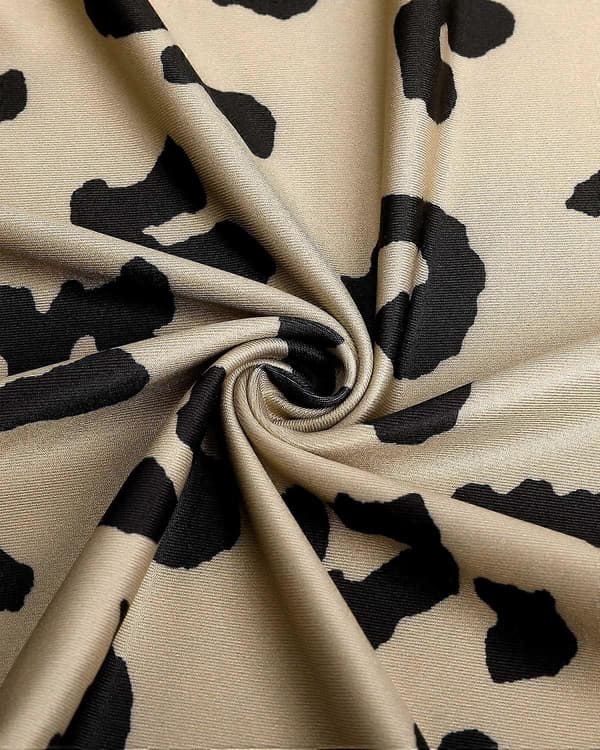 Sommarklänning för kvinnor, lång maxiklänning, sommar V-ringad klänning, slits, eleganta spaghettiband, avslappnad klänning för bröllopsgäster[zd] XL Leopard 01