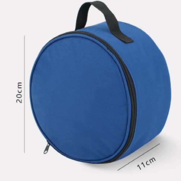 Utomhus campingutrustning tallrikset, camping grill bestickväska, bärbar köksredskapsförvaringsväska för bilresor. Blue Blue Small