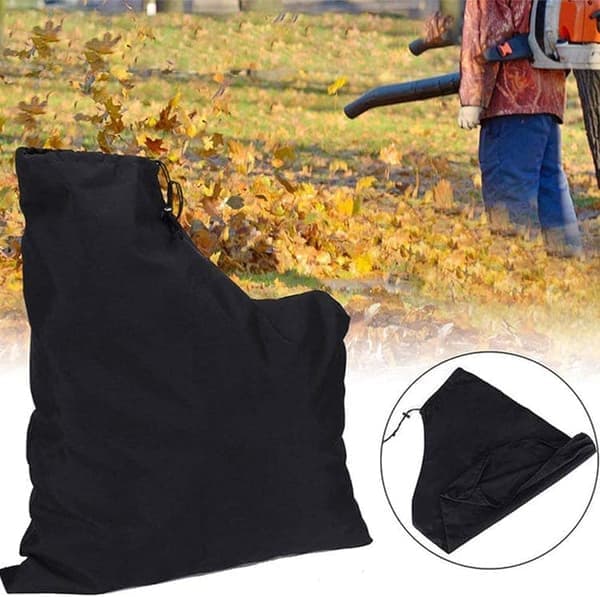 [zd]2-pack uppsamlingspåsar med dragsko för lövblåsar - praktiska påsar för löv och trädgårdsavfall