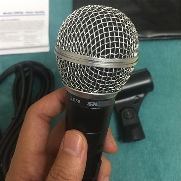 Shure SM58 Dynamisk Vokalmikrofon Kablet Mikrofon Med Bryter Med Kabel Helt Ny