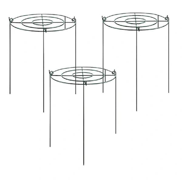 Pionstödset, växtstöd med bågar och spaljé med 4 ben, växtstöd, blomstöd